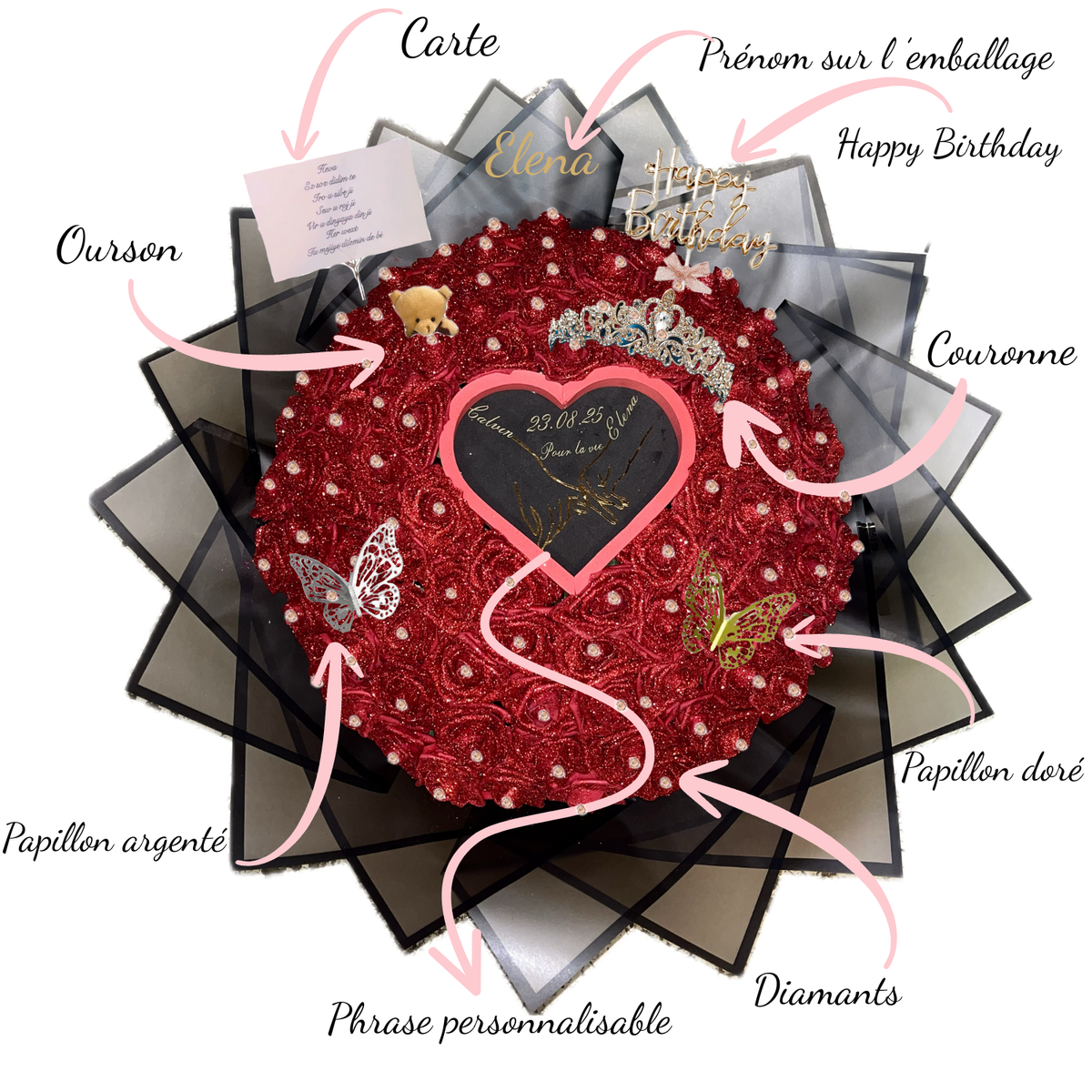 Bouquet Signature de 101 roses