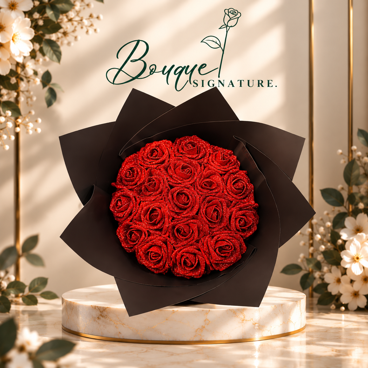 Bouquet Simple de 18 roses