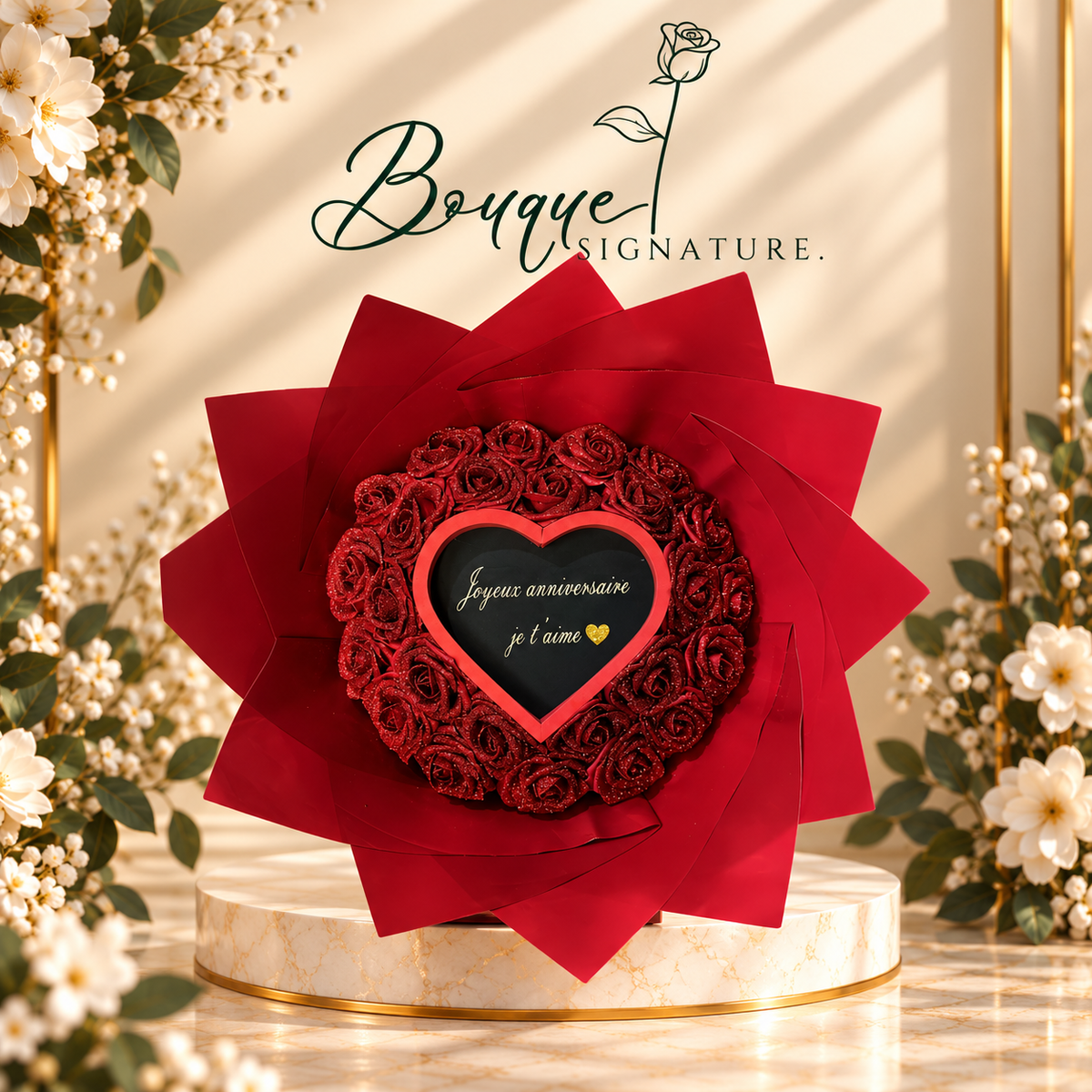 Bouquet Signature de 25 roses