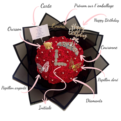 Bouquet Simple de 35 roses