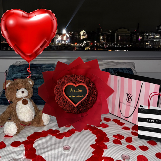 Pack Romantique 25 roses signature